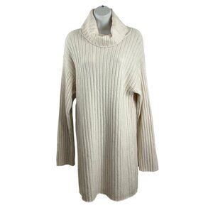 Abercrombie and Fitch Ribbed Sweater Dress Women's Size S Cowl Neck Clean Girl